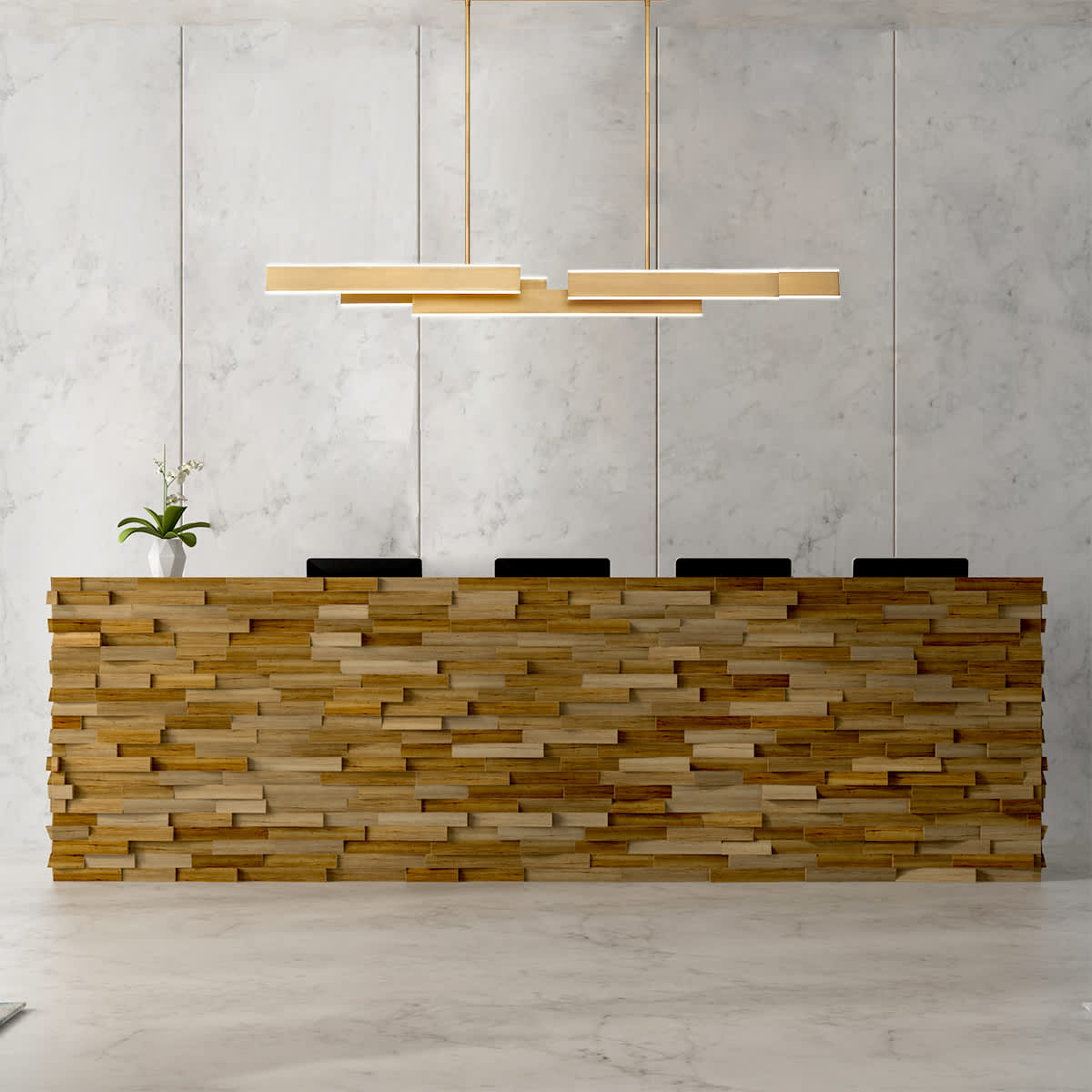 Cameno 9 Light 55" Wide LED Linear Chandelier