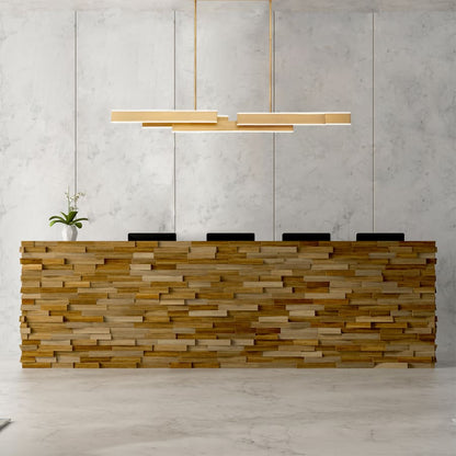 Eurofase Lighting Cameno 9 Light 55" Wide LED Linear Chandelier