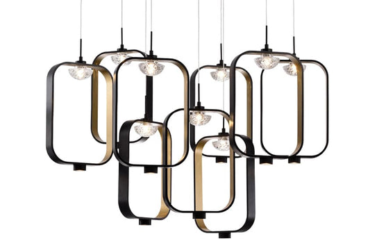 Dagmar 9 Light 33" Wide LED Multi Light Pendant