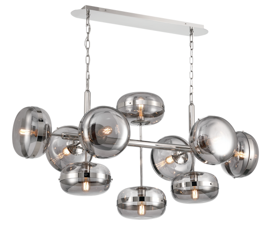 Nottingham 10 Light 55" Wide Linear Chandelier