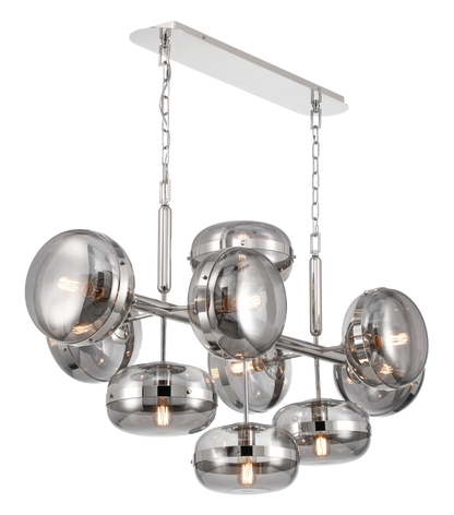 Nottingham 10 Light 55" Wide Linear Chandelier