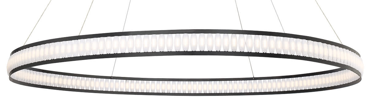 Forster 60" Wide LED Ring Chandelier - 1 Tier
