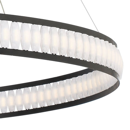 Eurofase Lighting Forster 60" Wide LED Ring Chandelier - 1 Tier