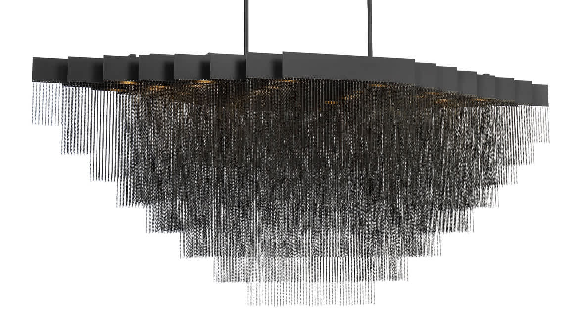 Bloomfield 73" Wide LED Linear Chandelier