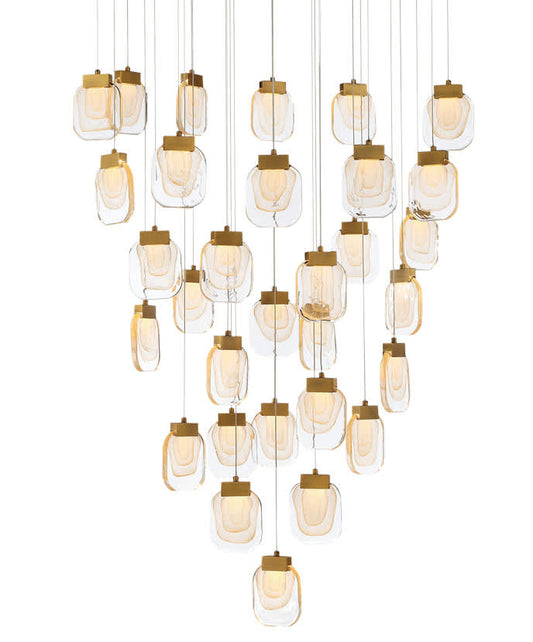 Paget 31 Light 39" Wide LED Multi Light Pendant