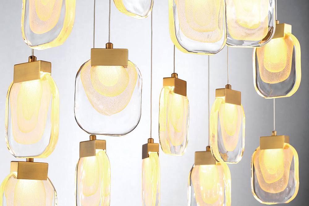 Paget 31 Light 39" Wide LED Multi Light Pendant