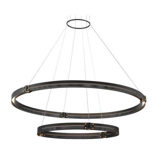 Eurofase Lighting Admiral 4 Light 48" Wide LED Ring Chandelier - 2 Tiers