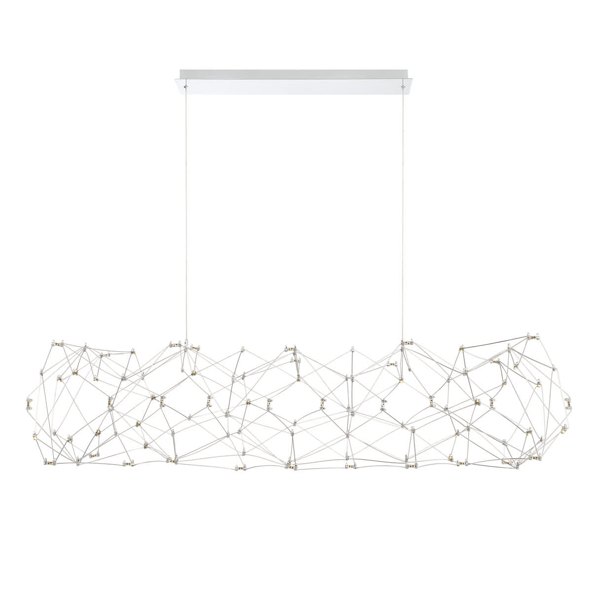 Leonardelli 65" Wide LED Abstract Chandelier