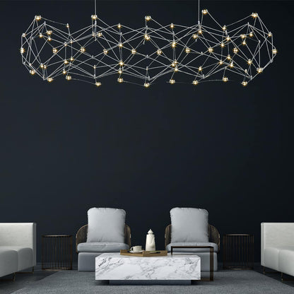 Leonardelli 65" Wide LED Abstract Chandelier