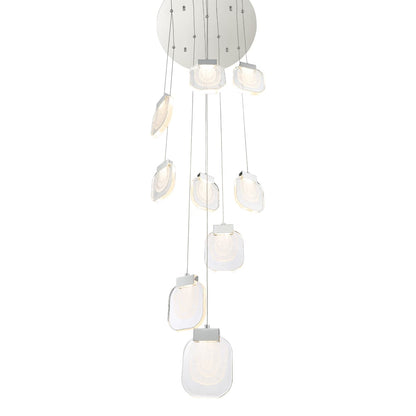 Paget 9 Light 20" Wide LED Multi Light Pendant