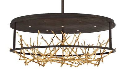 Aerie 31" Wide LED Abstract Drum Chandelier
