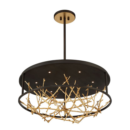 Eurofase Lighting Aerie 31" Wide LED Abstract Drum Chandelier