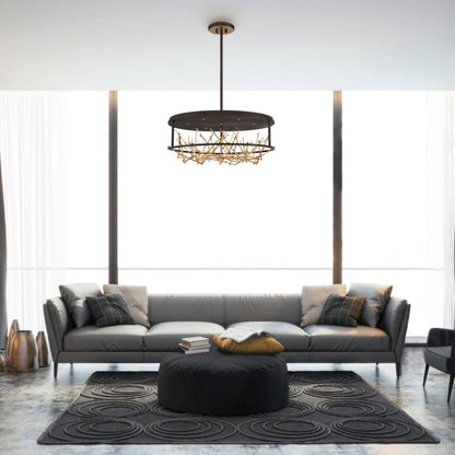 Eurofase Lighting Aerie 31" Wide LED Abstract Drum Chandelier