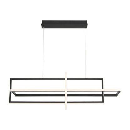 Eurofase Lighting Bordo 3 Light 56" Wide LED Abstract Chandelier