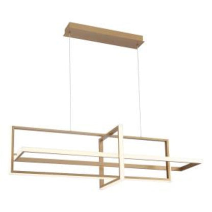 Eurofase Lighting Bordo 3 Light 56" Wide LED Abstract Chandelier