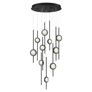 Barletta 10 Light 24" Wide LED Abstract Multi Light Pendant