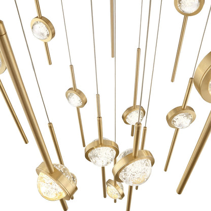 Eurofase Lighting Barletta 16 Light 32" Wide LED Abstract Multi Light Pendant