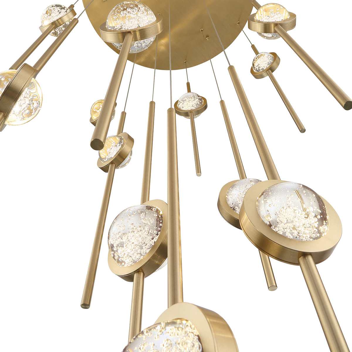 Barletta 16 Light 32" Wide LED Abstract Multi Light Pendant