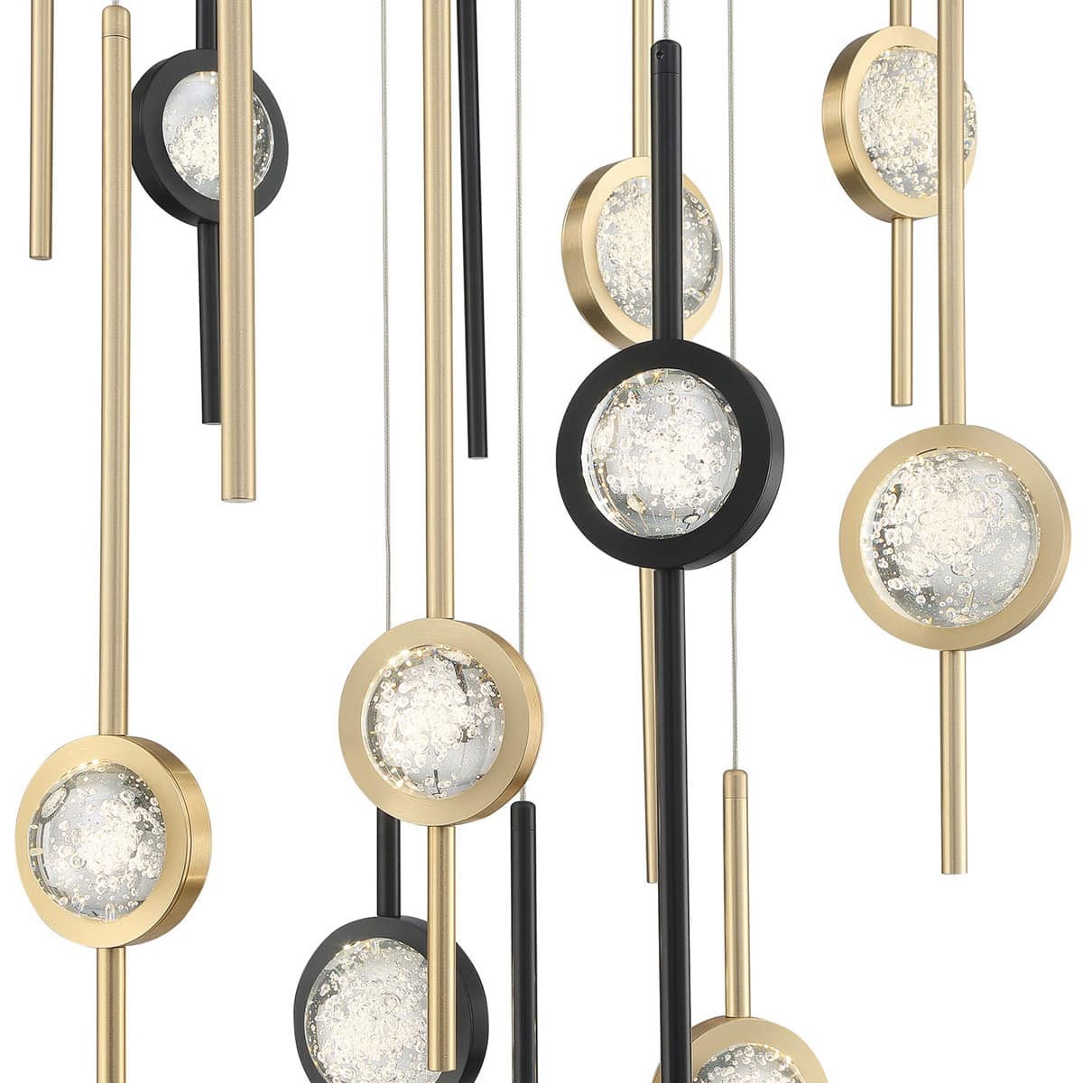 Barletta 16 Light 32" Wide LED Abstract Multi Light Pendant
