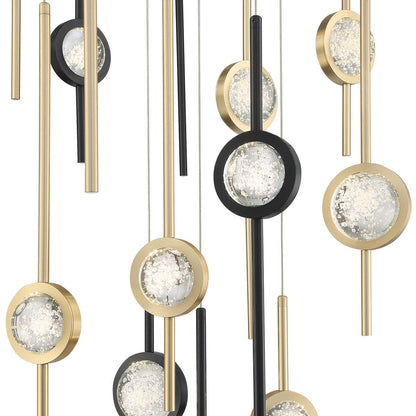 Barletta 16 Light 32" Wide LED Abstract Multi Light Pendant