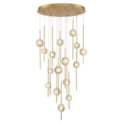 Eurofase Lighting Barletta 16 Light 32" Wide LED Abstract Multi Light Pendant