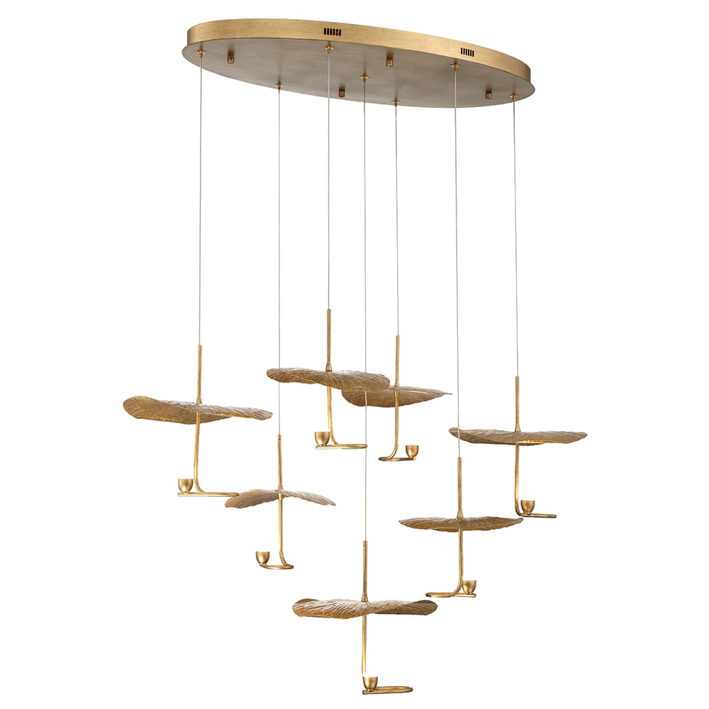Lagatto 9 Light 24" Wide LED Suspension Multi Light Pendant
