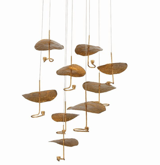 Lagatto 9 Light 36" Wide LED Suspension Multi Light Pendant