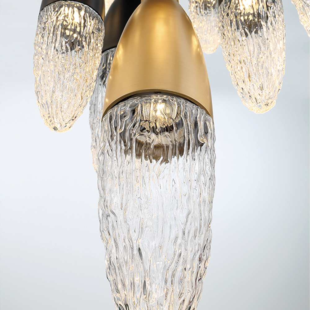 écrou 22 Light 40" Wide Suspension Multi Light Pendant