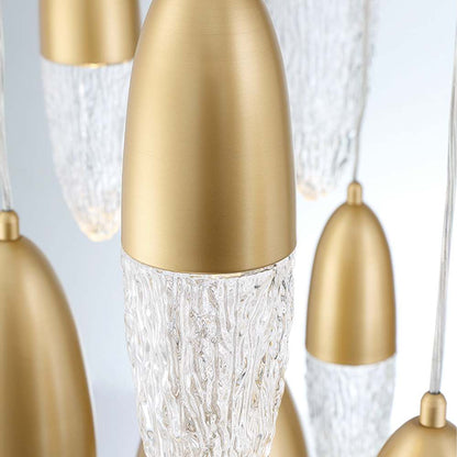 écrou 22 Light 40" Wide Suspension Multi Light Pendant