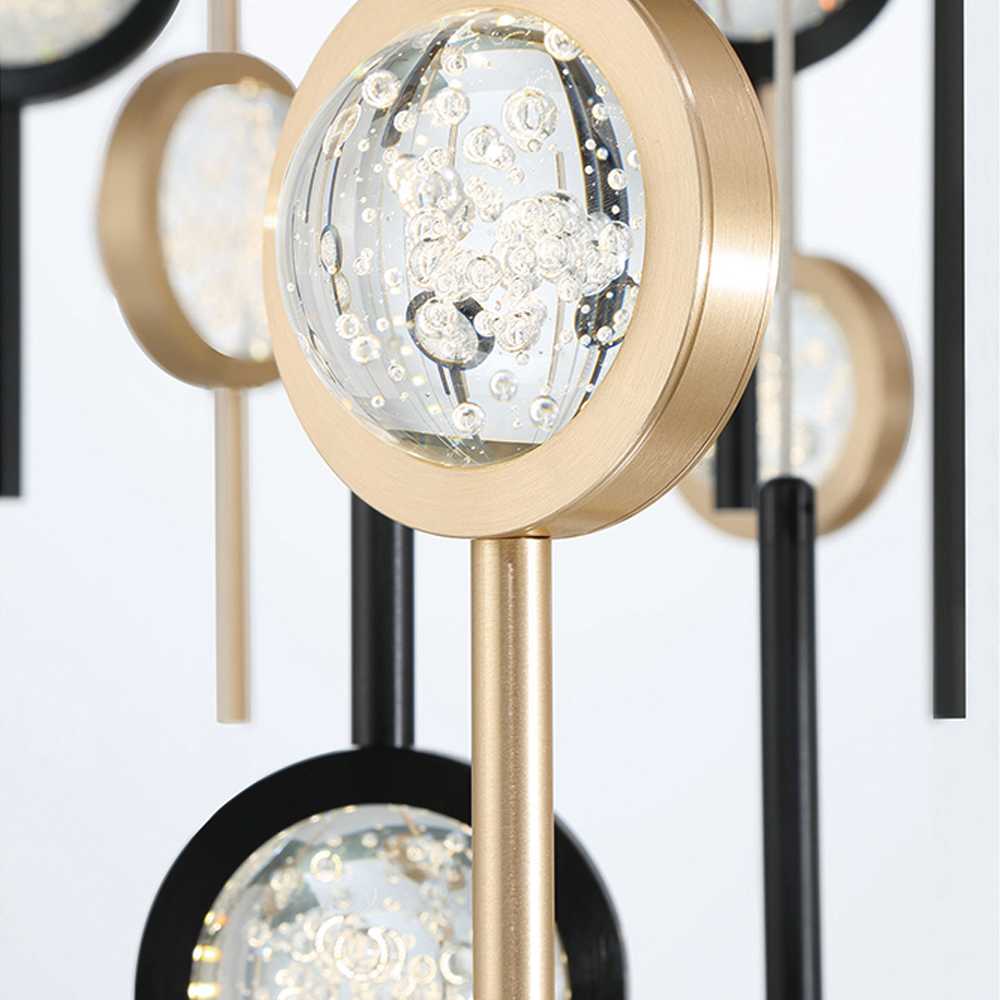Barletta 40" Wide LED Suspension Multi Light Pendant