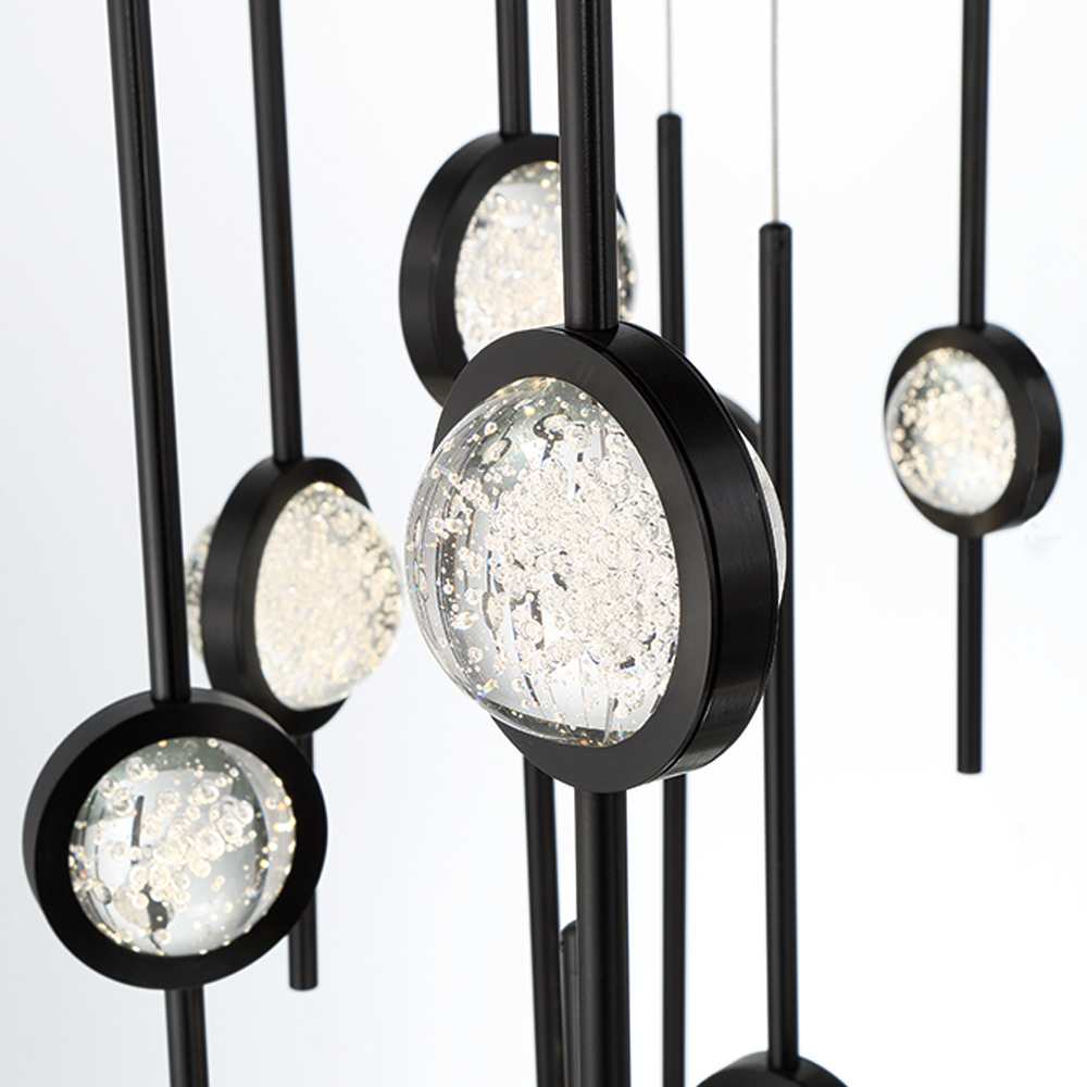 Barletta 40" Wide LED Suspension Multi Light Pendant