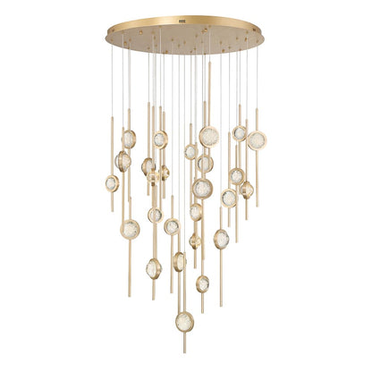 Barletta 40" Wide LED Suspension Multi Light Pendant