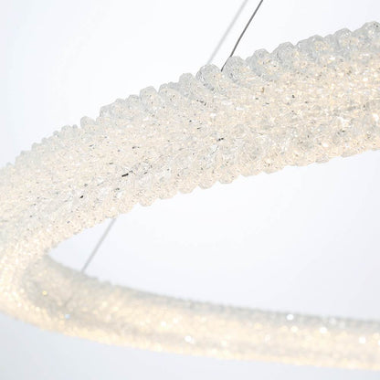 Sassi 3 Light 60" Wide LED Ring Chandelier