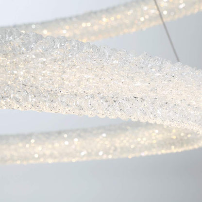 Sassi 3 Light 60" Wide LED Ring Chandelier