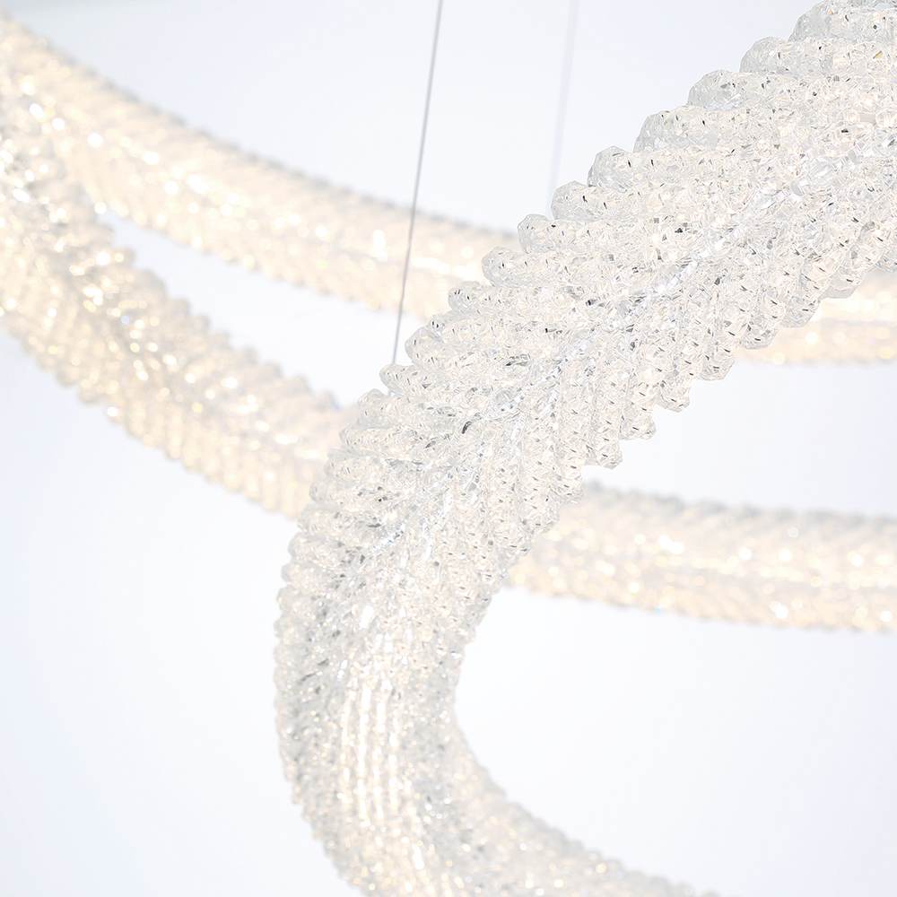 Sassi 3 Light 60" Wide LED Ring Chandelier