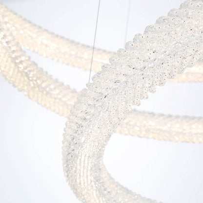 Sassi 3 Light 60" Wide LED Ring Chandelier