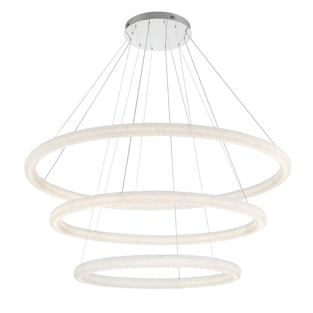 Sassi 3 Light 60" Wide LED Ring Chandelier