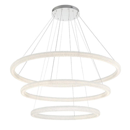 Sassi 3 Light 60" Wide LED Ring Chandelier