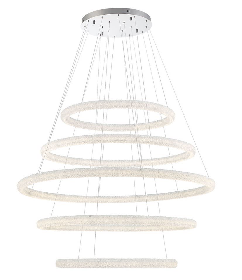 Sassi 5 Light 60" Wide LED Ring Chandelier
