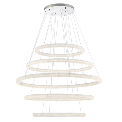 Eurofase Lighting Sassi 5 Light 60" Wide LED Ring Chandelier