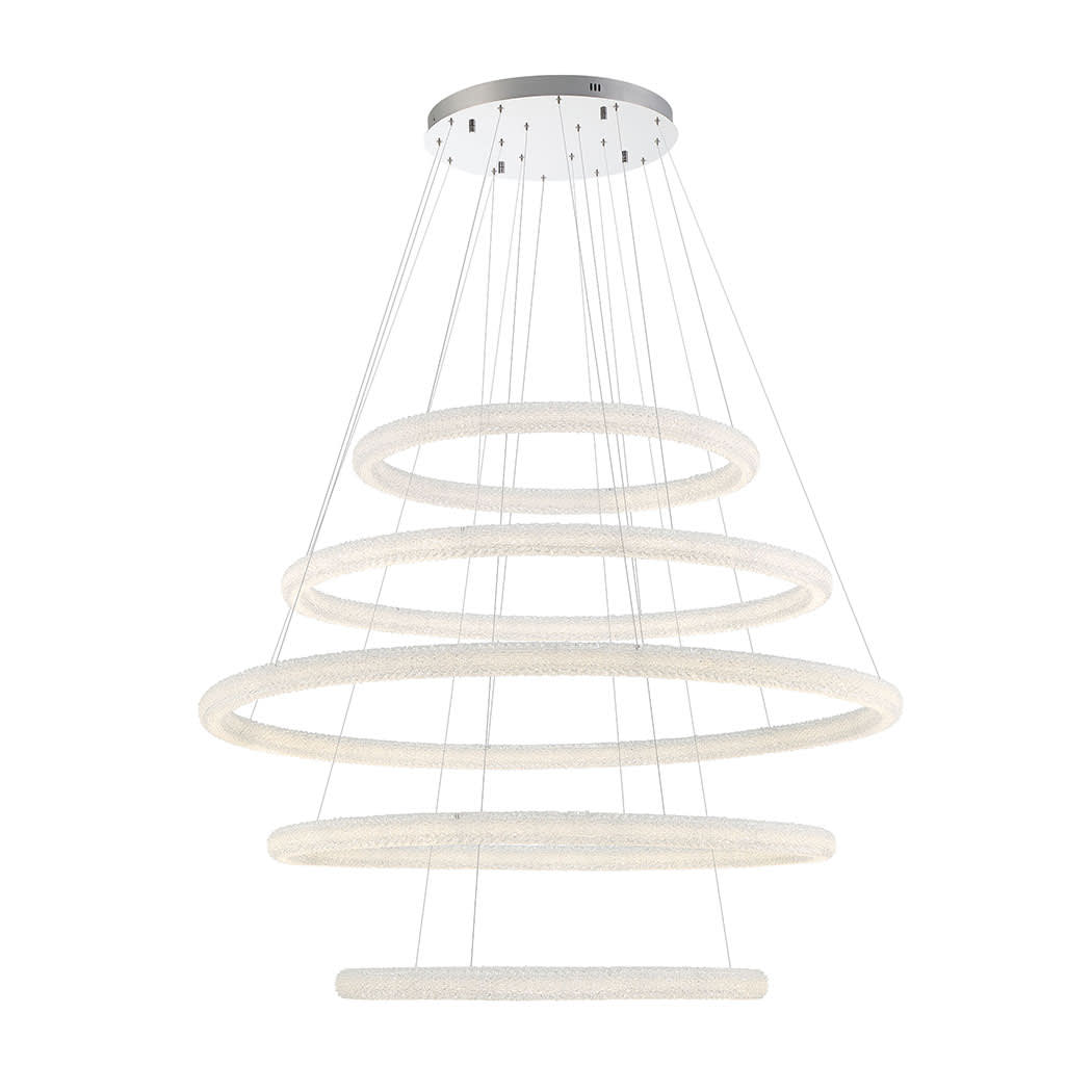 Sassi 5 Light 60" Wide LED Ring Chandelier