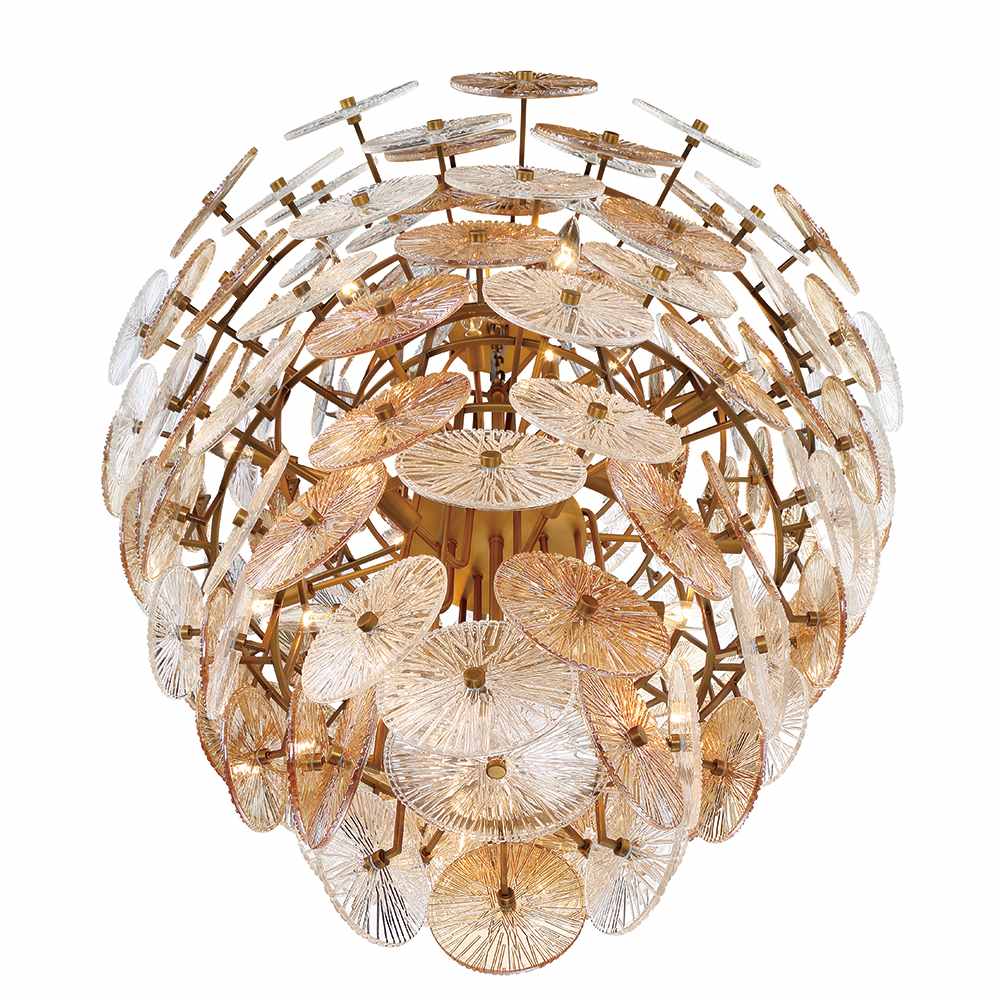 Sue-Anne 27 Light 40" Wide Abstract Chandelier