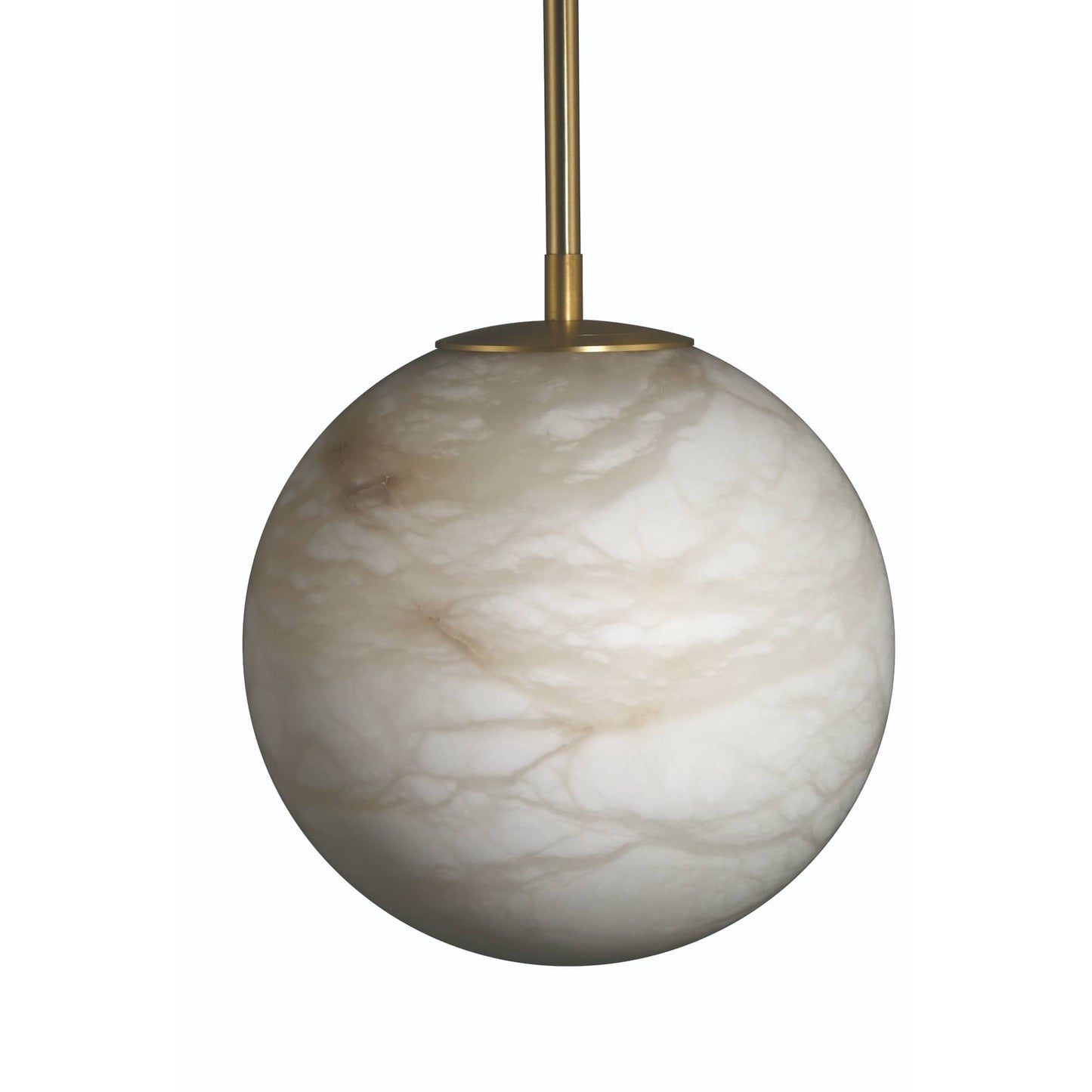 Kepler 12" Wide 3000K LED Pendant with Alabaster Shade