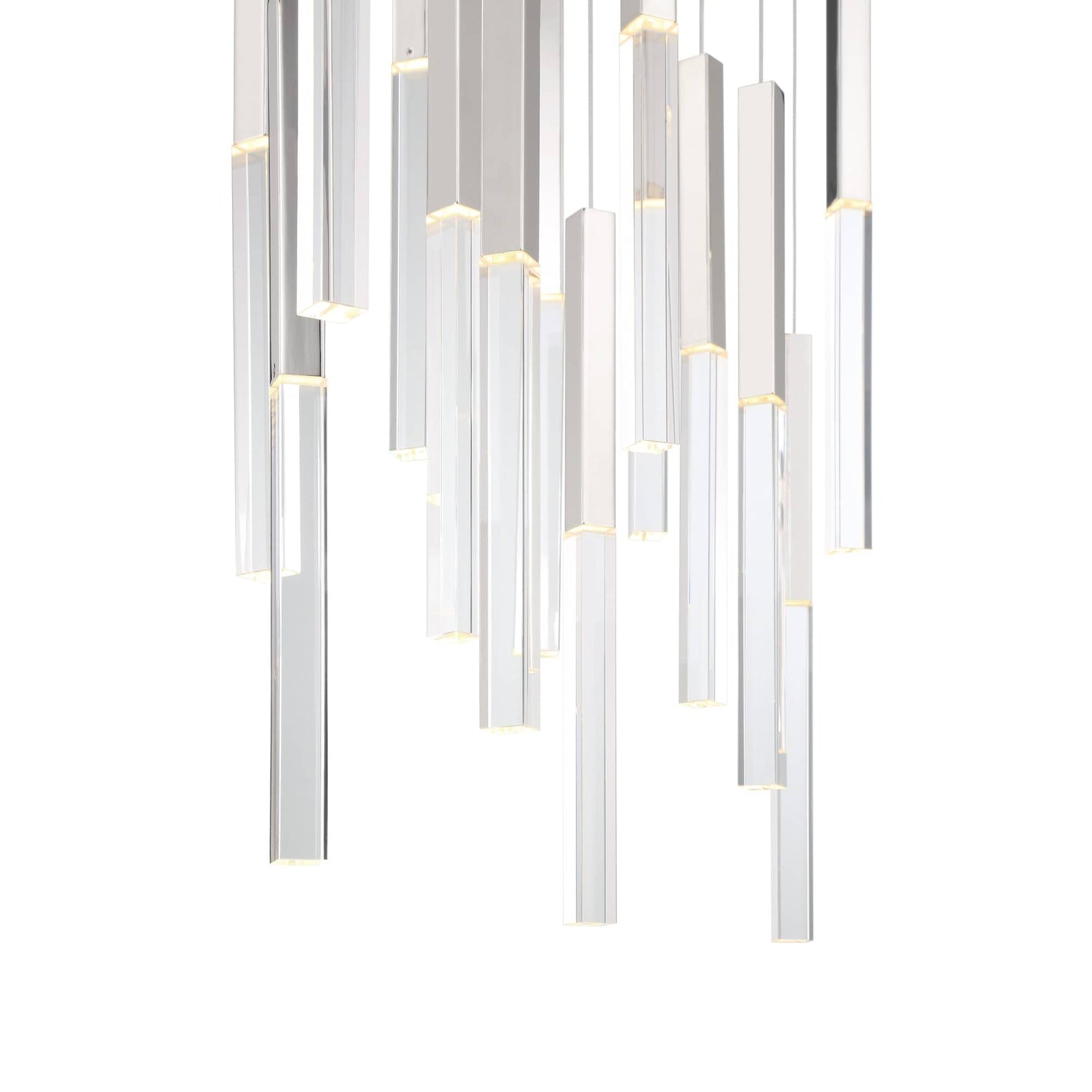 Benicio 18 Light 42" Wide 3000K LED Linear Crystal Pendant