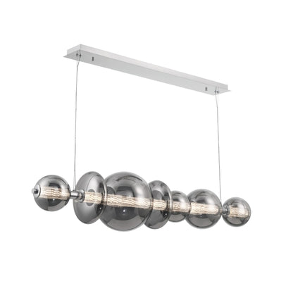 Eurofase Lighting Atomo 56" Wide 3000K LED Abstract Linear Chandelier