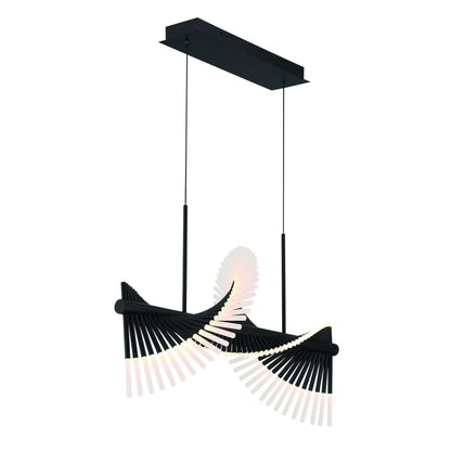 Eurofase Lighting Voltik 40" Wide LED Abstract Linear Chandelier