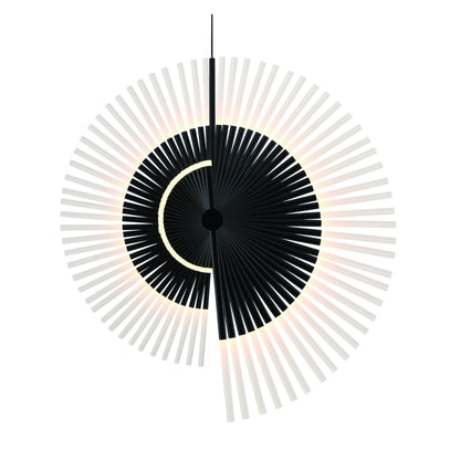 Voltik 59" Wide LED Abstract Linear Chandelier