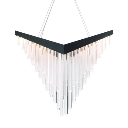 Eurofase Lighting Vivien 32" Wide LED Abstract Linear Chandelier