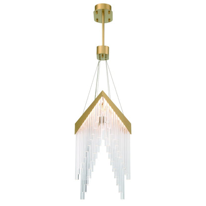 Eurofase Lighting Vivien 32" Wide LED Abstract Linear Chandelier