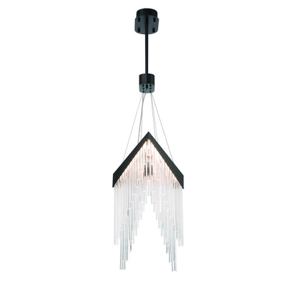 Vivien 32" Wide LED Abstract Linear Chandelier